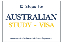 10 Steps for Australian Student VISA Application