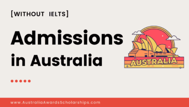 Get Admission in Australia WITHOUT IELTS in Following Universities