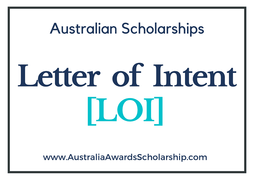 Letter of Intent (LOI) for Australian Scholarships